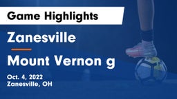 Zanesville  vs Mount Vernon  g Game Highlights - Oct. 4, 2022