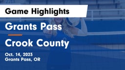 Grants Pass  vs Crook County  Game Highlights - Oct. 14, 2023