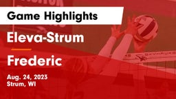 Eleva-Strum  vs Frederic  Game Highlights - Aug. 24, 2023