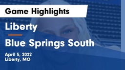 Liberty  vs Blue Springs South  Game Highlights - April 5, 2022