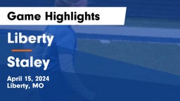 Liberty  vs Staley  Game Highlights - April 15, 2024