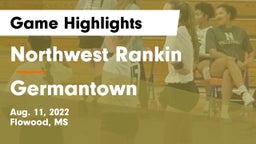 Northwest Rankin  vs Germantown  Game Highlights - Aug. 11, 2022