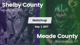 Matchup: Shelby County High vs. Meade County  2017