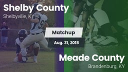 Matchup: Shelby County High vs. Meade County  2018