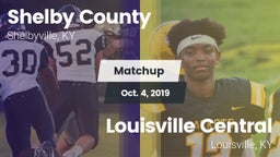 Matchup: Shelby County High vs. Louisville Central  2019