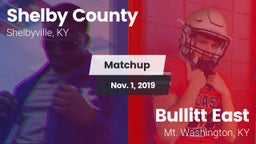 Matchup: Shelby County High vs. Bullitt East  2019