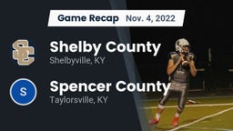 Recap: Shelby County  vs. Spencer County  2022