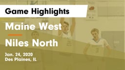 Maine West  vs Niles North  Game Highlights - Jan. 24, 2020