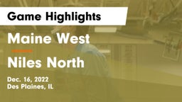 Maine West  vs Niles North  Game Highlights - Dec. 16, 2022
