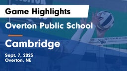 Overton Public School vs Cambridge  Game Highlights - Sept. 7, 2023