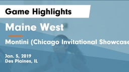 Maine West  vs Montini (Chicago Invitational Showcase @ Benet Academy) Game Highlights - Jan. 5, 2019