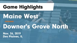 Maine West  vs Downer's Grove North Game Highlights - Nov. 26, 2019