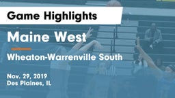 Maine West  vs Wheaton-Warrenville South  Game Highlights - Nov. 29, 2019