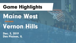 Maine West  vs Vernon Hills  Game Highlights - Dec. 3, 2019