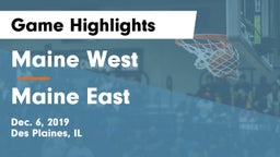 Maine West  vs Maine East  Game Highlights - Dec. 6, 2019