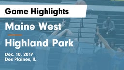 Maine West  vs Highland Park  Game Highlights - Dec. 10, 2019