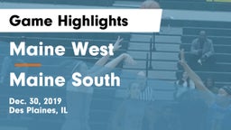 Maine West  vs Maine South  Game Highlights - Dec. 30, 2019