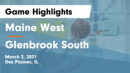 Maine West  vs Glenbrook South  Game Highlights - March 2, 2021