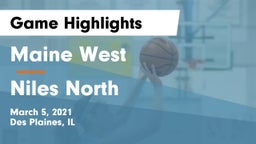Maine West  vs Niles North  Game Highlights - March 5, 2021