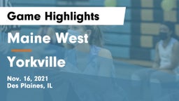 Maine West  vs Yorkville  Game Highlights - Nov. 16, 2021