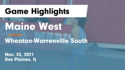 Maine West  vs Wheaton-Warrenville South  Game Highlights - Nov. 23, 2021