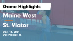 Maine West  vs St. Viator  Game Highlights - Dec. 14, 2021