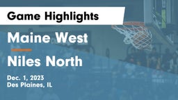 Maine West  vs Niles North  Game Highlights - Dec. 1, 2023