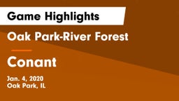 Oak Park-River Forest  vs Conant  Game Highlights - Jan. 4, 2020