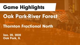 Oak Park-River Forest  vs Thornton Fractional North  Game Highlights - Jan. 20, 2020