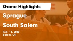Sprague  vs South Salem  Game Highlights - Feb. 11, 2020