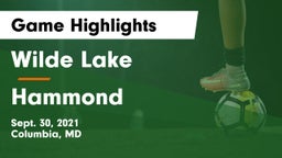 Wilde Lake  vs Hammond Game Highlights - Sept. 30, 2021