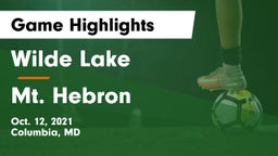 Wilde Lake  vs Mt. Hebron  Game Highlights - Oct. 12, 2021