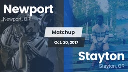 Matchup: Newport  vs. Stayton  2017