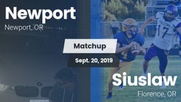Matchup: Newport  vs. Siuslaw  2019