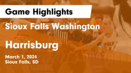 Sioux Falls Washington  vs Harrisburg  Game Highlights - March 1, 2024