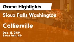 Sioux Falls Washington  vs Collierville  Game Highlights - Dec. 28, 2019