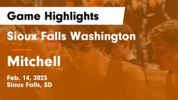 Sioux Falls Washington  vs Mitchell  Game Highlights - Feb. 14, 2023