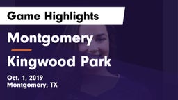 Montgomery  vs Kingwood Park  Game Highlights - Oct. 1, 2019