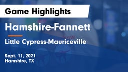 Hamshire-Fannett  vs Little Cypress-Mauriceville  Game Highlights - Sept. 11, 2021