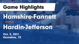 Hamshire-Fannett  vs Hardin-Jefferson  Game Highlights - Oct. 5, 2021