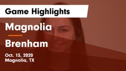 Magnolia  vs Brenham  Game Highlights - Oct. 13, 2020