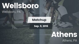 Matchup: Wellsboro High vs. Athens  2016