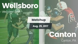 Matchup: Wellsboro High vs. Canton  2017