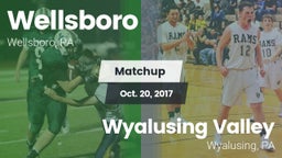 Matchup: Wellsboro High vs. Wyalusing Valley  2017