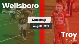Matchup: Wellsboro High vs. Troy  2019