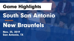 South San Antonio  vs New Braunfels  Game Highlights - Nov. 25, 2019