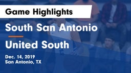 South San Antonio  vs United South  Game Highlights - Dec. 14, 2019