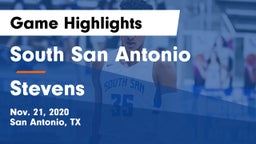 South San Antonio  vs Stevens  Game Highlights - Nov. 21, 2020