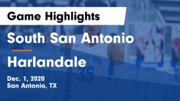 South San Antonio  vs Harlandale  Game Highlights - Dec. 1, 2020