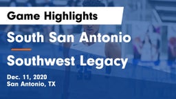 South San Antonio  vs Southwest Legacy  Game Highlights - Dec. 11, 2020